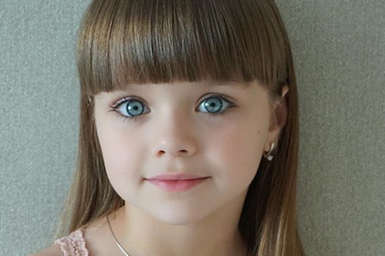 Британские СМИ назвали шестилетнюю россиянку самым красивым ребенком в мире