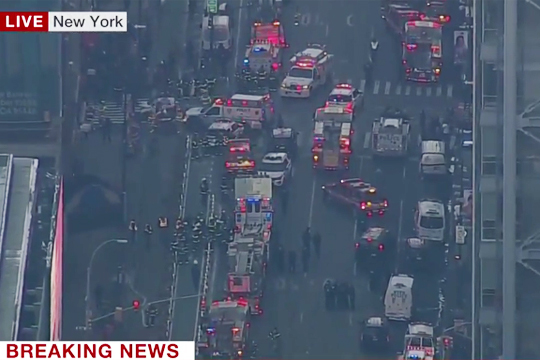 На автостанции в Нью-Йорке произошел взрыв