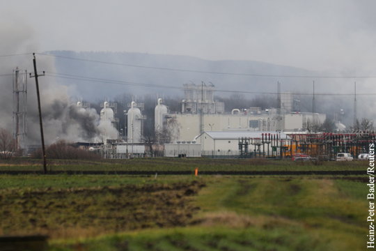 Из-за взрыва на газовом хабе OMV в Австрии прервались поставки в три страны