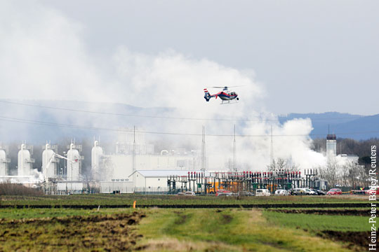 Италия объявила чрезвычайное положение из-за взрыва на газовом хабе