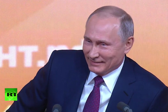 Путин рассказал современную шутку про финансирование армии