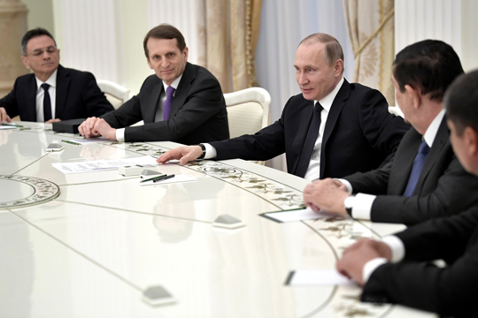 Кремль анонсировал встречу Путина с руководителями спецслужб СНГ