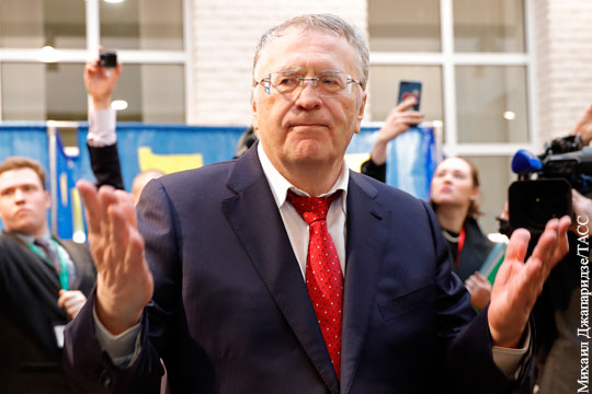 Жириновский выдвинут кандидатом в президенты