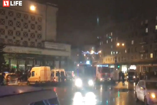 В Петербурге произошел взрыв в супермаркете
