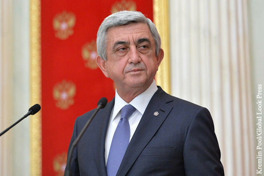 В Ереване отреагировали на сообщения о болезни президента Саргсяна