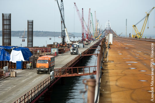 Проект железнодорожного подхода к мосту в Крым отправили на повторную экспертизу