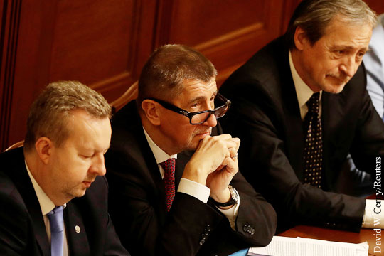 Парламент Чехии отказал в доверии кабмину «пророссийского» премьера