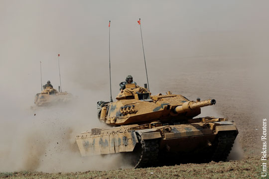 Турецкие танки вошли в Африн