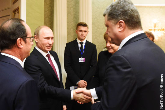 Песков рассказал о секретных встречах Путина и Порошенко