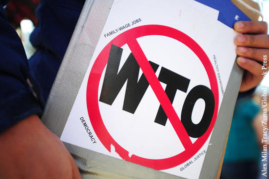 Нападками на Россию и Китай США подрывают ВТО изнутри