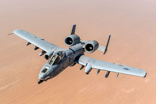 Треть американских штурмовиков A-10 признана непригодной