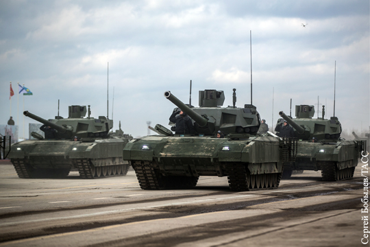 Названы сроки старта серийного производства сотен танков «Армата»