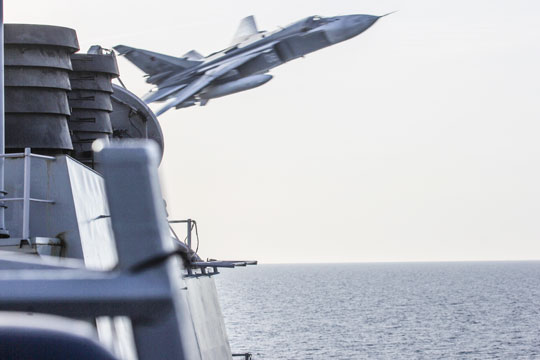 Россия сделала США предложение по поводу сближений кораблей и самолетов