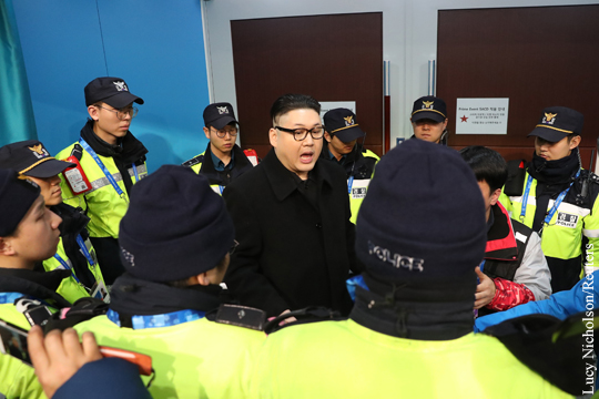 На Олимпиаде задержали двойника Ким Чен Ына