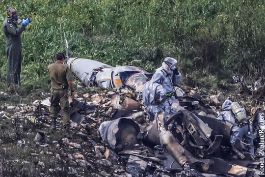 Уничтожение F-16 назвали посланием Израилю от России