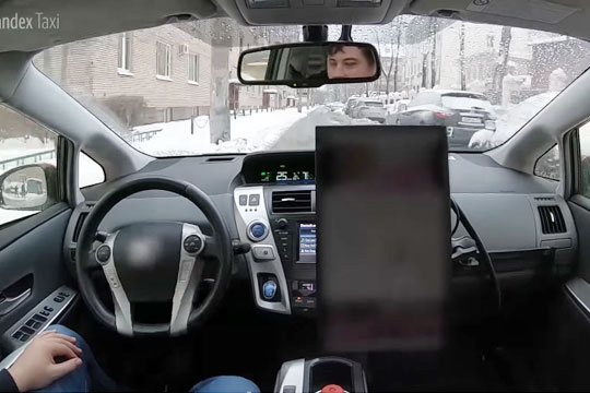 «Яндекс» протестировал беспилотное такси на улицах Москвы