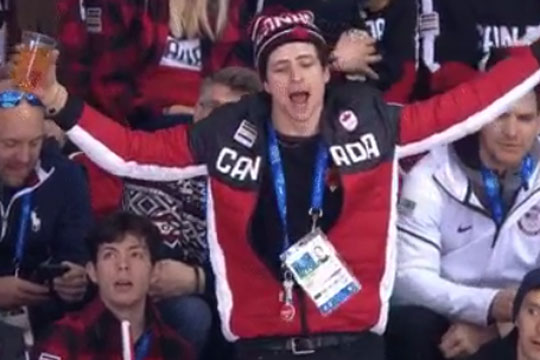 Пьяный канадский олимпиец шокировал болельщиков