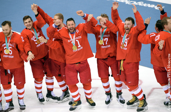Западные СМИ потребовали наказать хоккеистов за гимн России