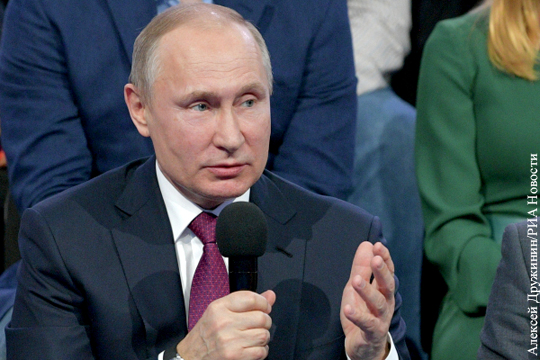 Путин заявил, что хотел бы предотвратить распад СССР