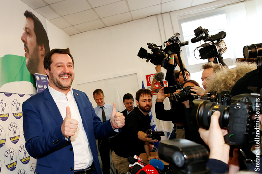 Правоцентристы вышли в лидеры парламентских выборов в Италии