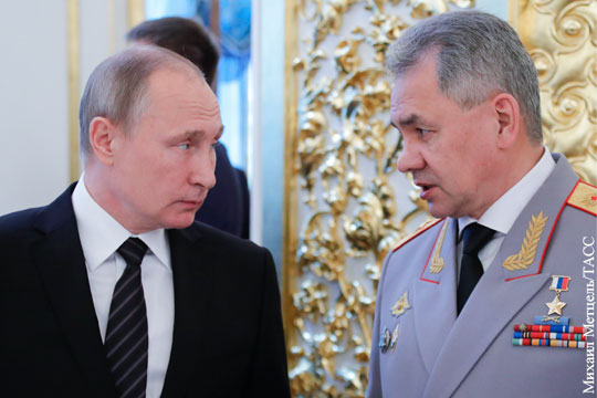 Шойгу оценил сроки поступления в войска представленного Путиным новейшего оружия