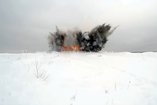 Минобороны опубликовало видео стрельб с применением снарядов «Краснополь»
