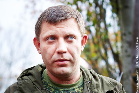 Захарченко предложил объявить в Донбассе пасхальное перемирие