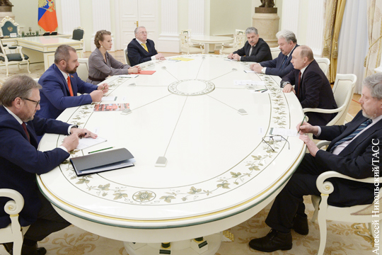 Стало известно, что обсуждалось на встрече Путина с соперниками по выборам
