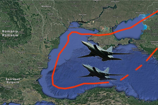 ВВС Украины обвинили Россию в отработке блокады Босфора
