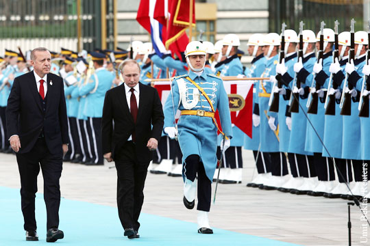 Путина встретили в Анкаре с «максимальной пышностью»