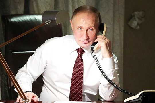 Путин поговорил по телефону с константинопольским патриархом
