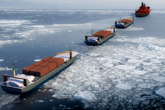 Росатом создает цифровую модель безэкипажного судна для Арктики