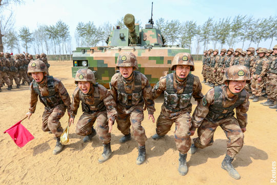 США обеспокоились способностью Китая быстро перебрасывать войска