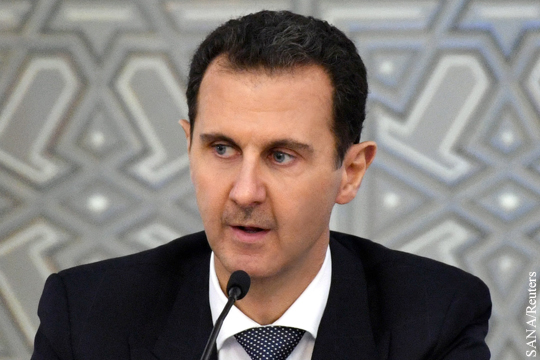 Асад выступил с первым заявлением после ударов по Сирии