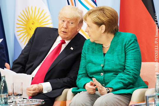Меркель попросит у США разрешения не соблюдать антироссийские санкции