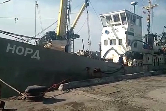 Два моряка с захваченного судна «Норд» сумели бежать с Украины
