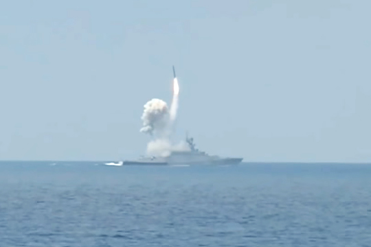 Появились данные о ракетной атаке ВМФ России по боевикам в Сирии