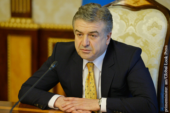 Оппозиция потребовала отставки врио премьера Армении