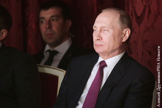 Путин объявил 2019-й Годом театра