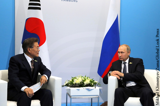 Путин обсудил с президентом Южной Кореи его встречу с Ким Чен Ыном