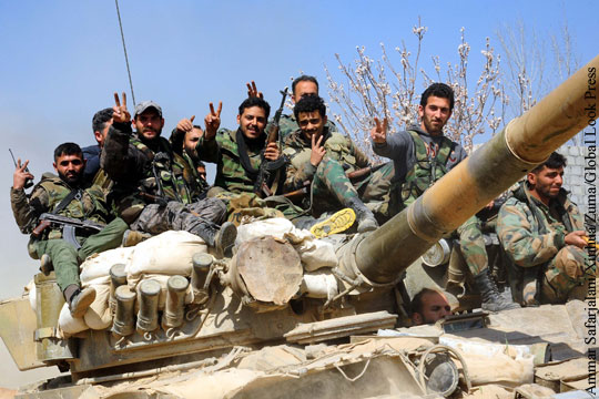Сирийская армия заявила о планах дробить котлы с террористами в Дамаске