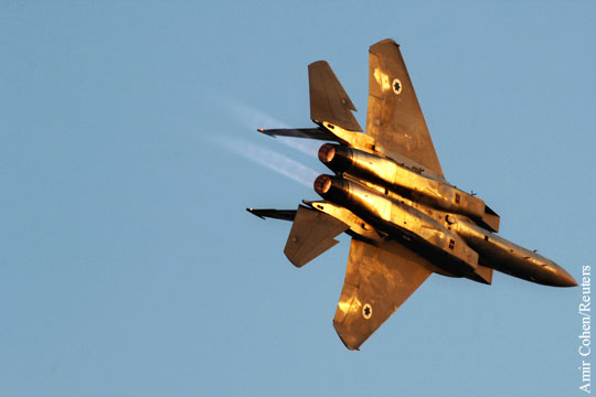 Израиль назвал цели авиаударов по территории Сирии