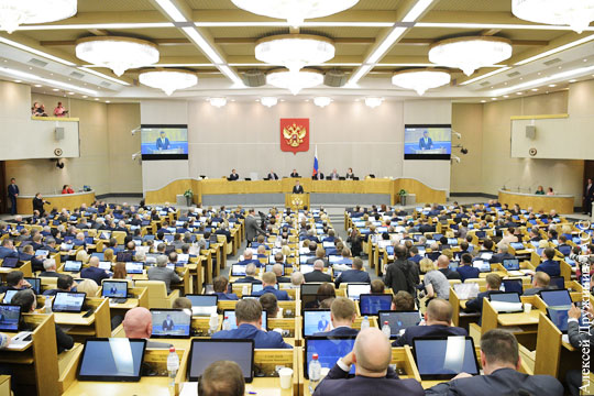 В Госдуму внесли закон об уголовной ответственности за соблюдение западных санкций