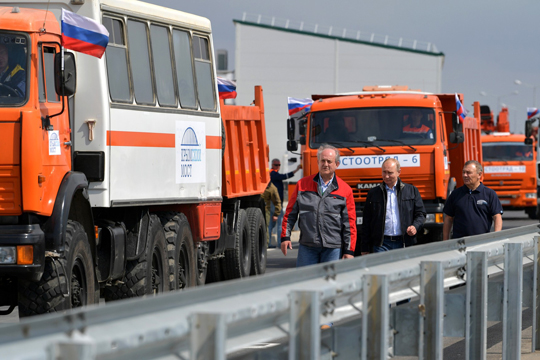 В США нашли тайный смысл открытия Крымского моста