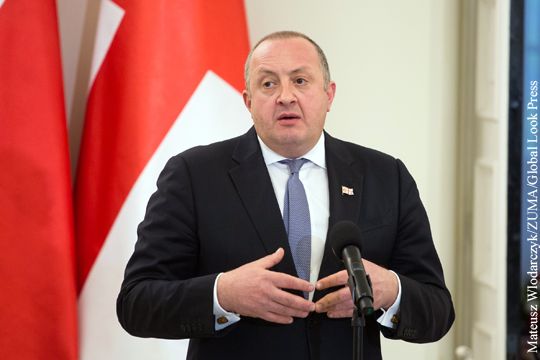 Президент Грузии заявил о готовности к встрече с Путиным
