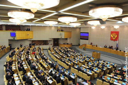 Госдума приняла во втором чтении законопроект о контрсанкциях против США