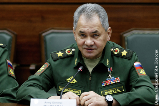 Министром обороны предложено назначить Сергея Шойгу