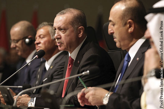 Эрдоган предложил направить миротворцев для защиты Палестины от Израиля