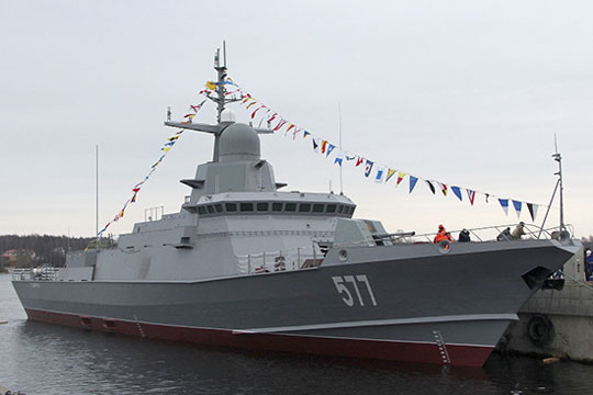 Начались ходовые испытания первого корабля – носителя «Калибров»