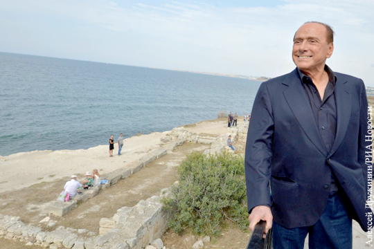 Берлускони счел Крым самой красивой частью России